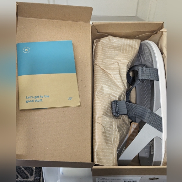 Native Shoes Zurich sandals, size 10m/12w, pigeon grey, Dublin grey, cloud grey - Picture 1 of 9